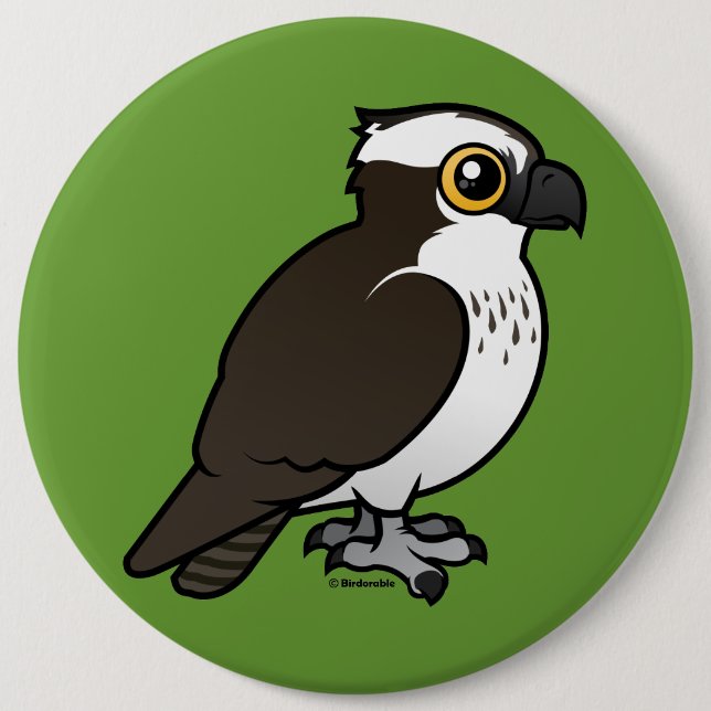 Cute Osprey 6 Cm Round Badge (Front)