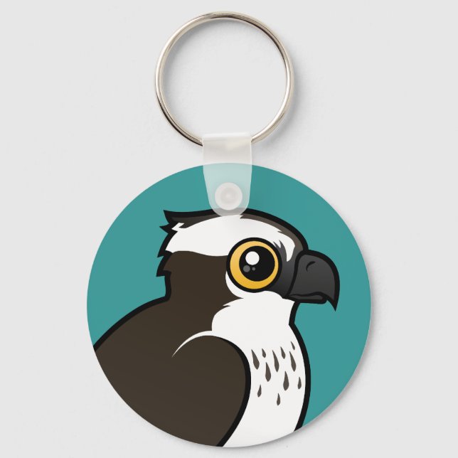 Cute Osprey Key Ring (Front)
