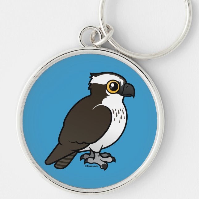 Cute Osprey Key Ring (Front)