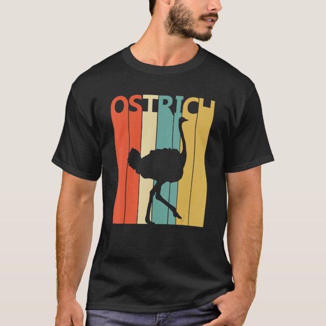 Cute Ostrich Animal T-Shirt (Front)