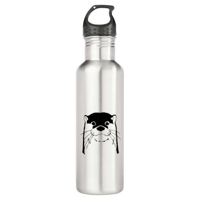Cute otter 710 ml water bottle (Front)