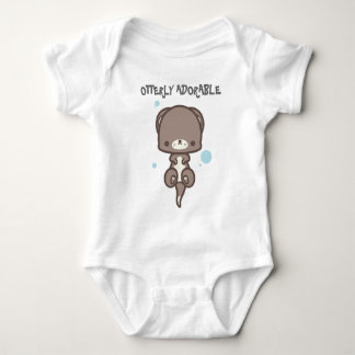 Cute Otter Baby-grow Baby Bodysuit