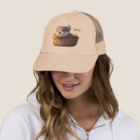 Cute otter baby in a basket - personalizable