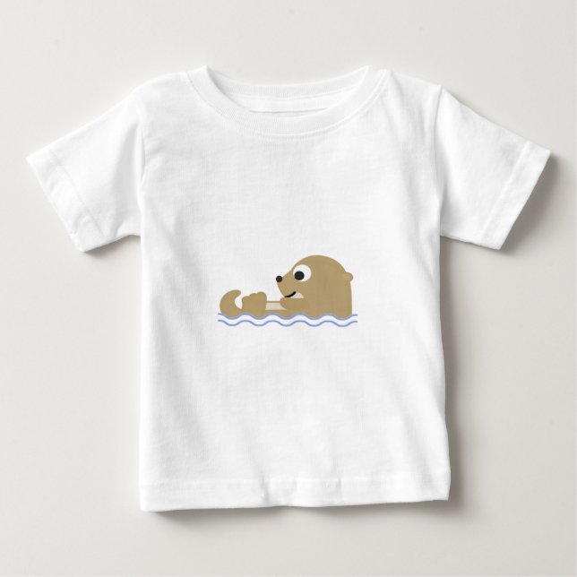 cute otter baby T-Shirt (Front)