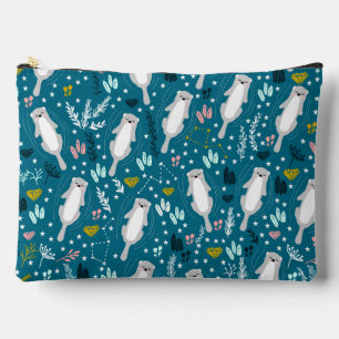 Cute Otter Cosmetic Bag