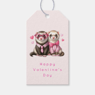 Cute Otter Couple in Love Valentine's Day Gift Tags