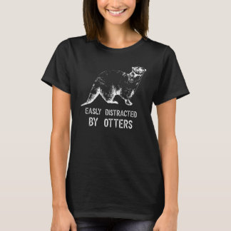 Cute Otter Easily Distracted By Otters Costume Ott T-Shirt