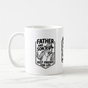 Cute Otter Father & Son Coffee Mug