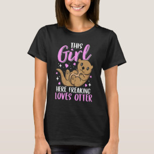Cute otter for wife fish otter sea otter T-Shirt