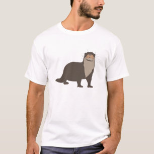 Cute Otter Illustration  T-Shirt