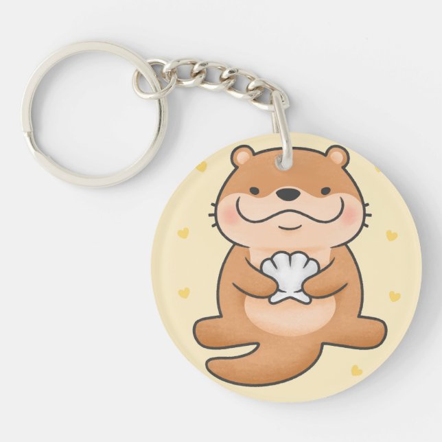 Cute Otter Keychain (Front)