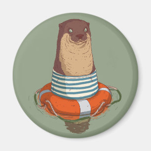 Cute Otter Magnet