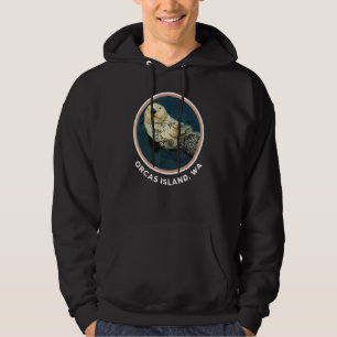 Cute Otter Orcas Island Wa Coast Resident Fisherma Hoodie