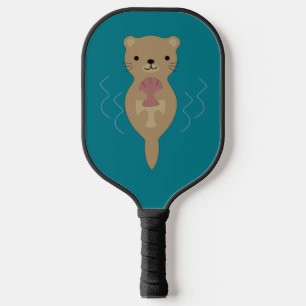 Cute Otter Pickleball Paddle