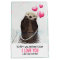 Cute Otter with Hearts Valentine's Day Humour