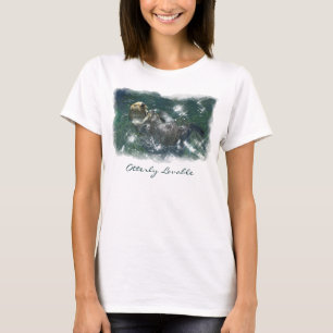 Cute Otterly Loveable Otter Photo Print Shirt