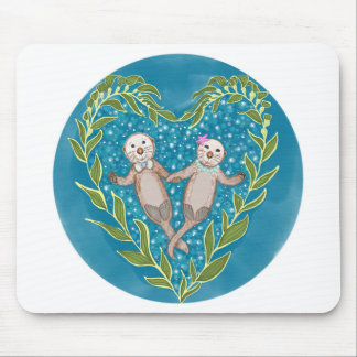 Cute Otters Mouse Mat