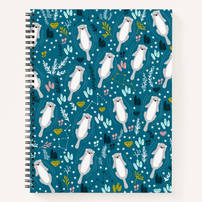 Cute Otters Notebook (Front)