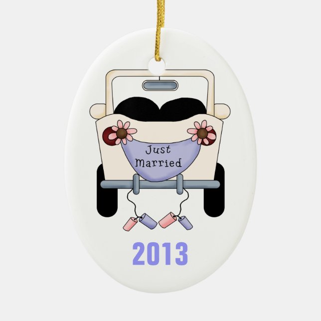 Cute Our First Christmas Ornament (Front)