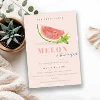 Cute Our Little Melon Blush Any Age Birthday