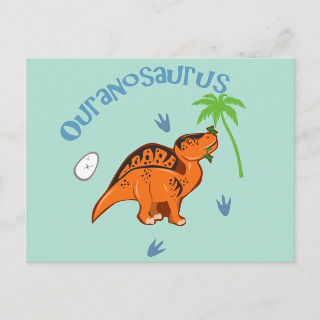 Cute Ouranosaurus Postcard (Front)
