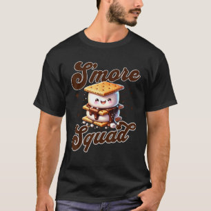 Cute Outdoor Smore Squad Camping Family Matching S T-Shirt