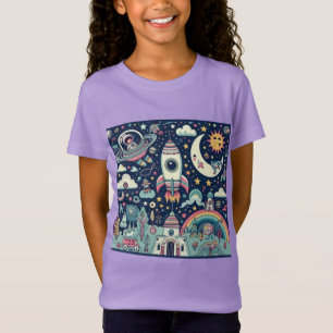 Cute Outer space T-Shirt