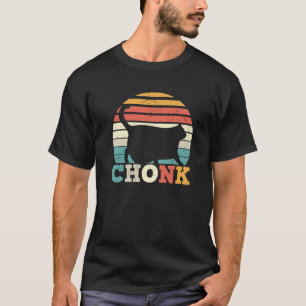 Cute Overweight Chubby Chonk Cat Meme Memes T-Shirt