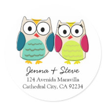 Cute Owl Address Labels