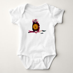 Cute owl Baby Jersey Bodysuit