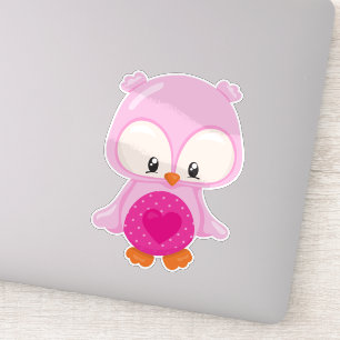 Cute Owl, Baby Owl, Owl In Love, Hearts