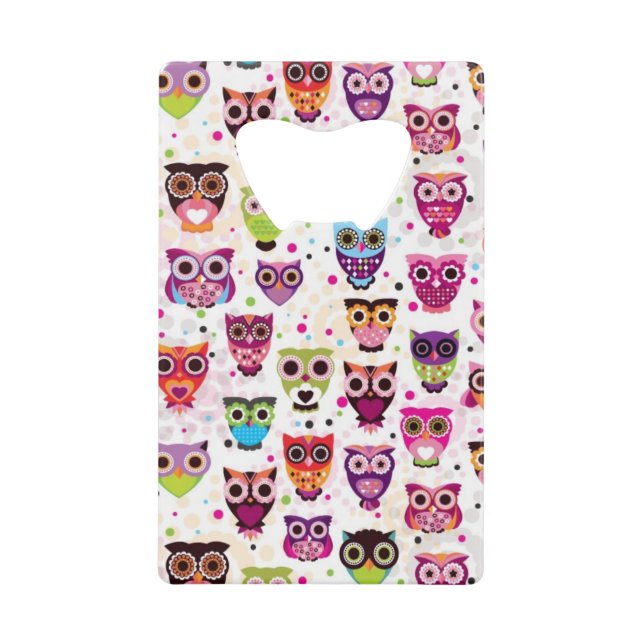 Cute owl background pattern for kids (Front)