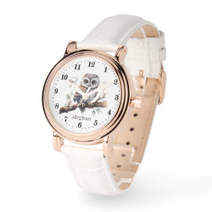 cute owl bird lovers add name watch