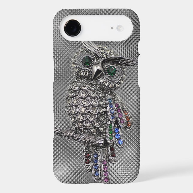 cute owl bling Case-Mate iPhone case (Back)