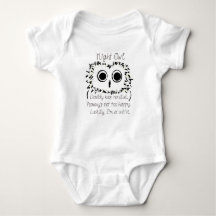 cute owl bodysuit