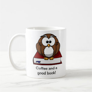 Cute Owl Book Mug