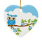 Cute Owl Boy on a Branch Ornament