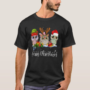 Cute Owl Christmas  T-Shirt