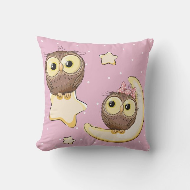 Cute Owl Cushion (Front)