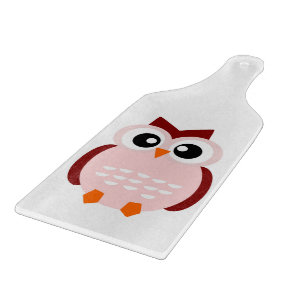 CUTE OWL CUTTING BOARD