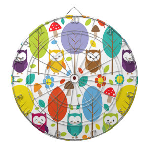 Cute Owl Dartboard