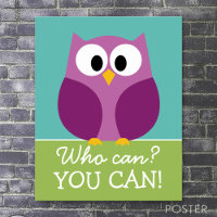 Cute Owl Drawing - Who Can You Can