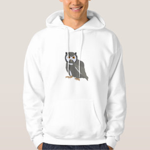 Cute Owl Illustration Hoodie
