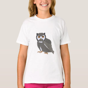 Cute Owl Illustration T-Shirt