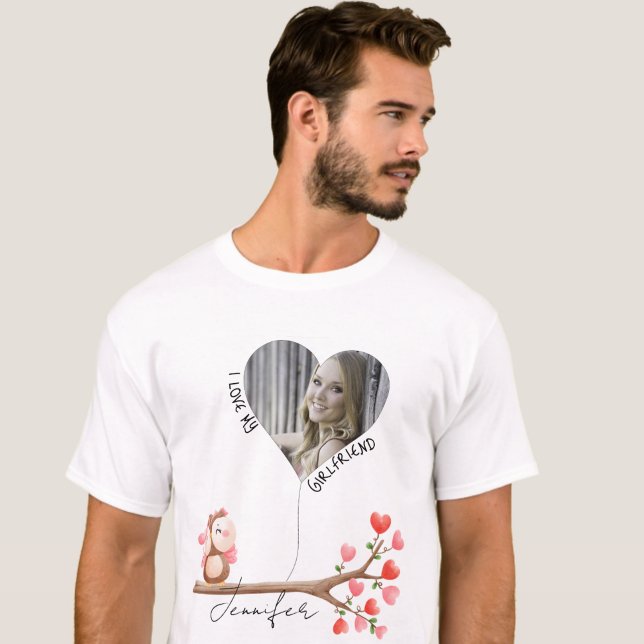 Cute owl in love, custom photo for Valentine's day T-Shirt (Creator Uploaded)
