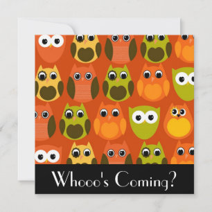 Cute Owl Invitation