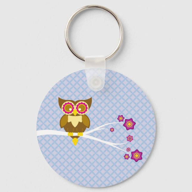 Cute owl key ring (Front)