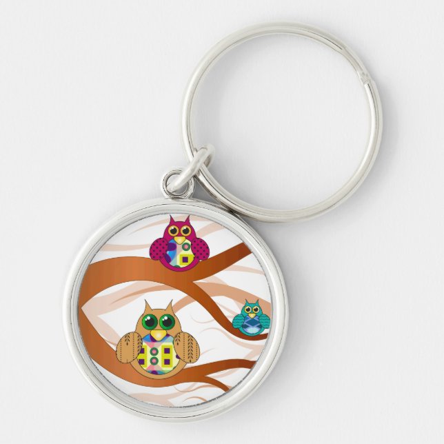 cute owl keychain (Front)