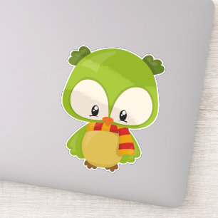 Cute Owl, Little Owl, Baby Owl, Owl With Scarf