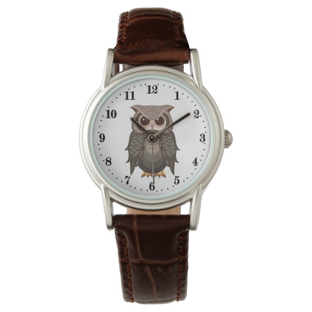 cute owl lovers bird  watch (Front)
